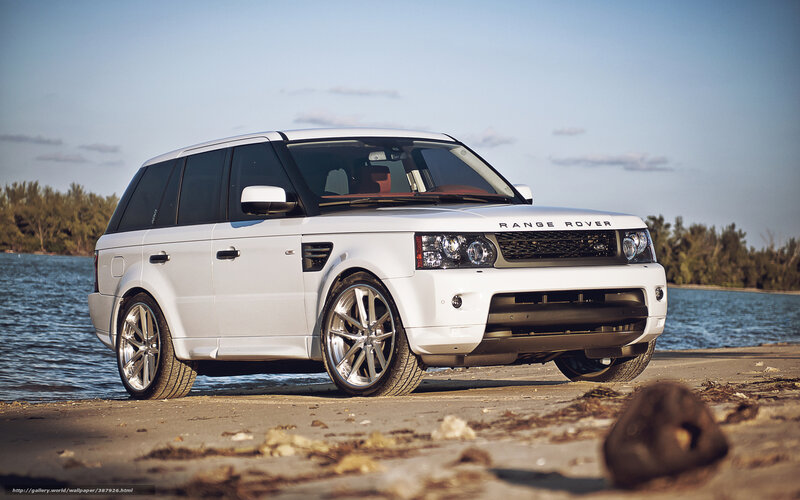 White Range Rover Suv — Serene, Afternoon