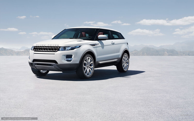 White Range Rover Suv — Serene
