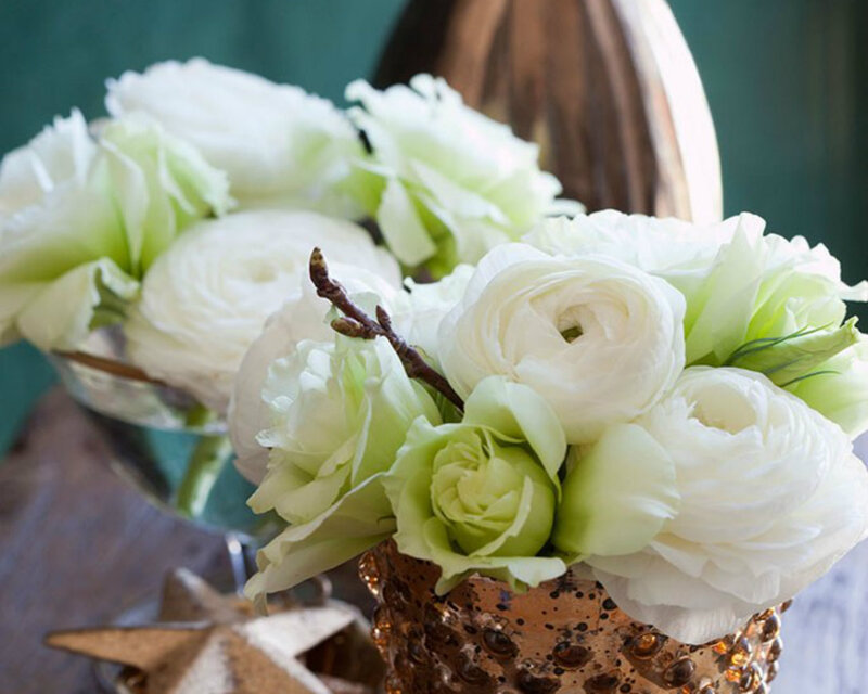 White Ranunculus Bouquet