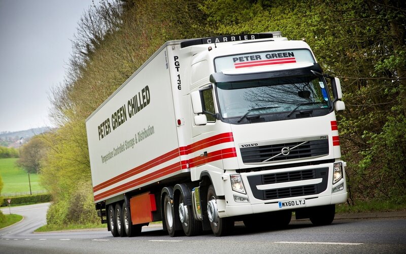 White Refrigerated Truck — Calm