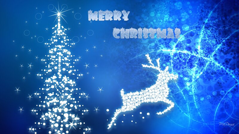 White Reindeer Silhouette