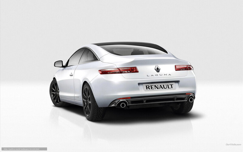 White Renault Laguna Coupe — Neutral, Photograph