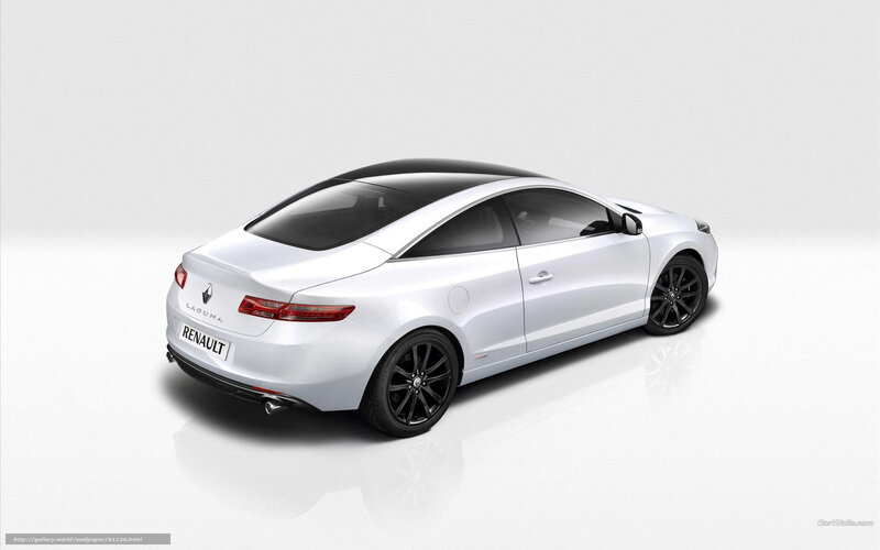 White Renault Laguna Coupe — Neutral