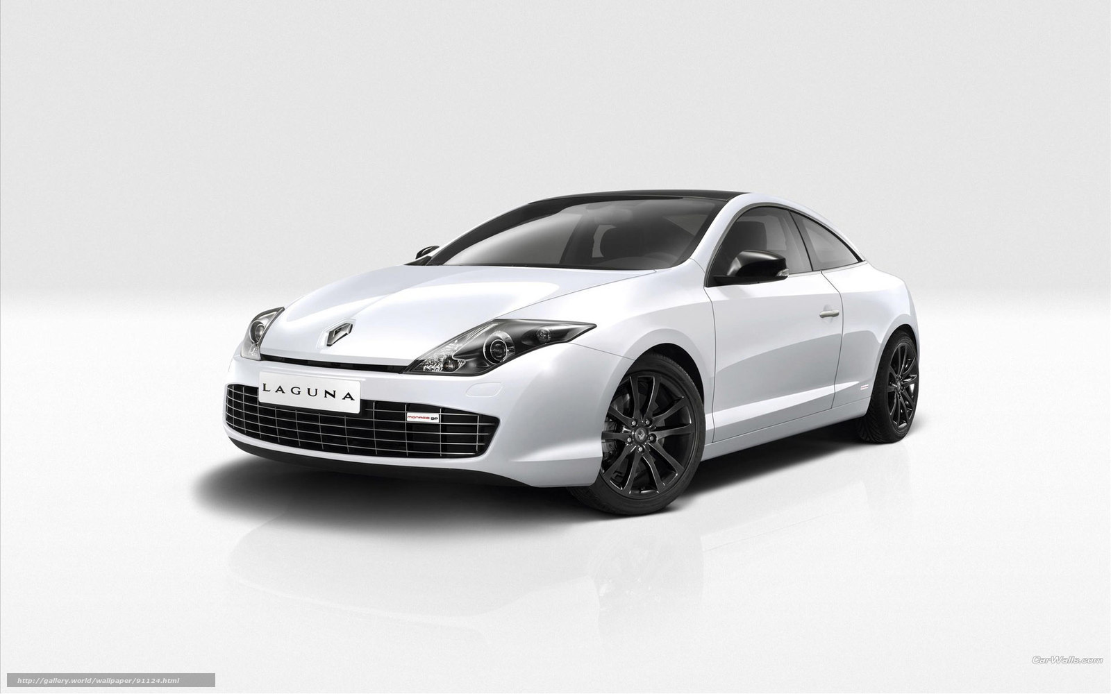 White Renault Laguna Coupe