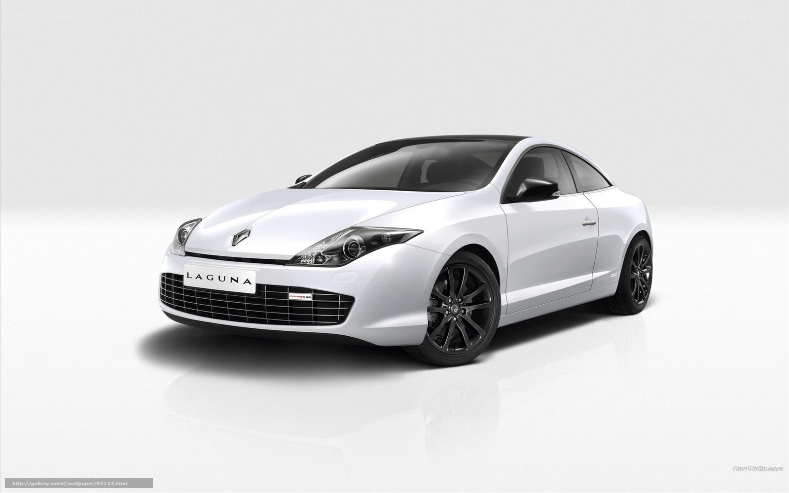 White Renault Laguna Coupe