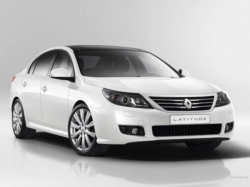 White Renault Latitude sedan