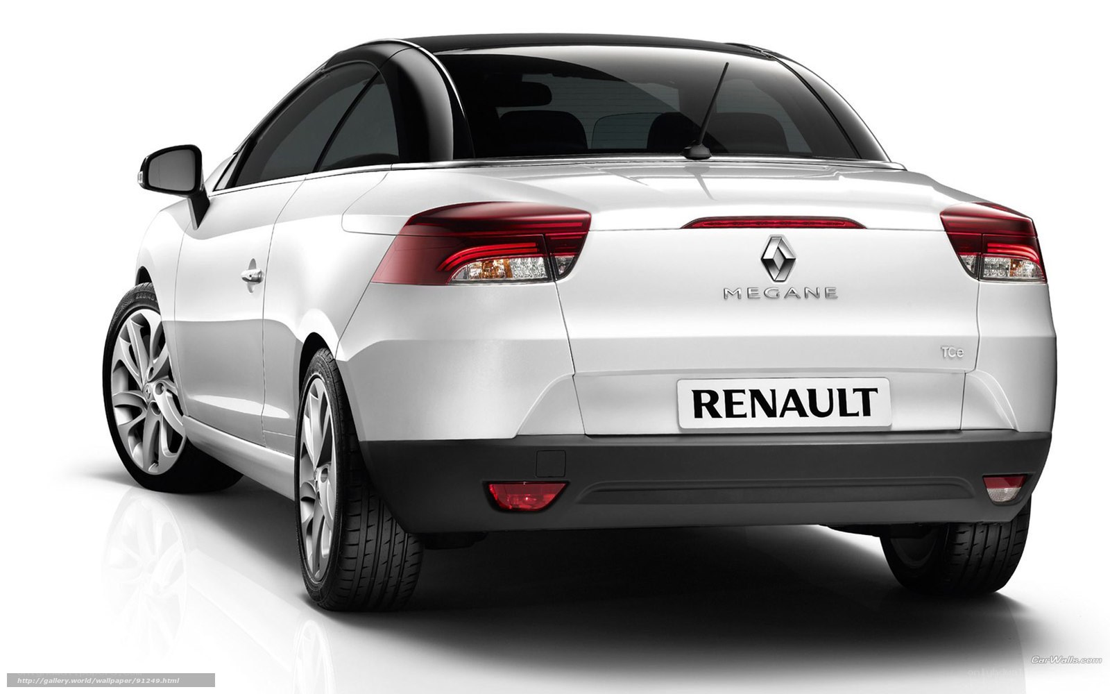 White Renault Mégane TCe