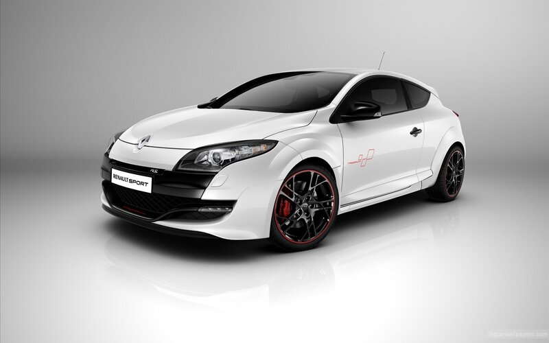White Renault Sport Car — Neutral, Photograph