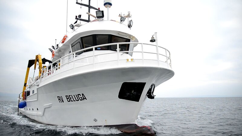 White Research Vessel