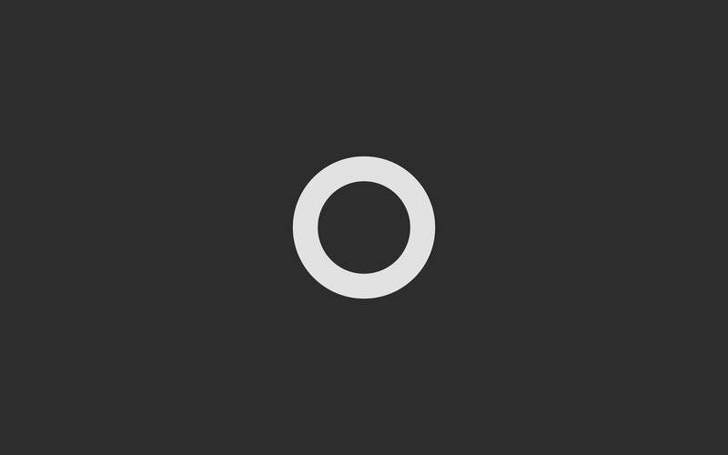 White Ring on Dark Background — Black, Neutral
