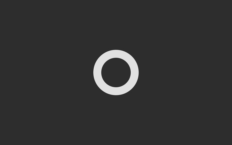 White Ring on Dark Background — Black