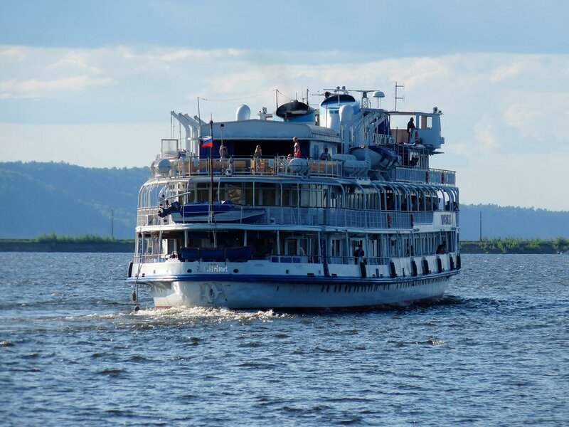 White River Cruise Ship — Blue