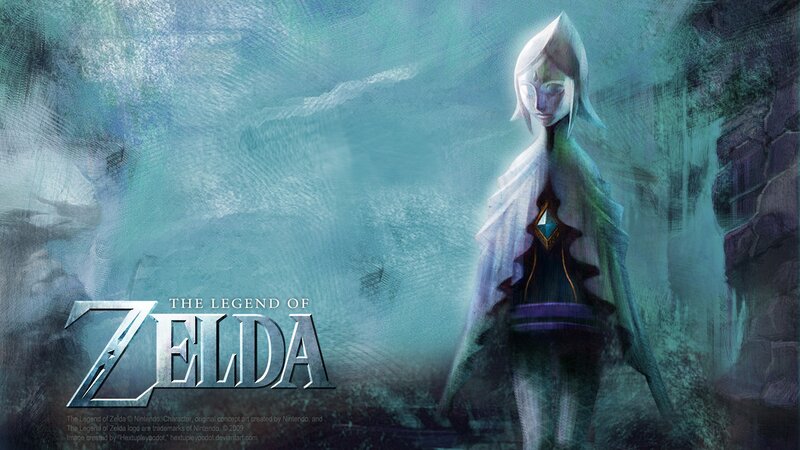 White-robed Figure — Teal