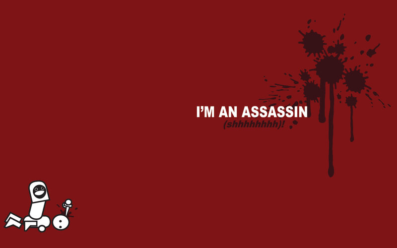 White Robot Assassin