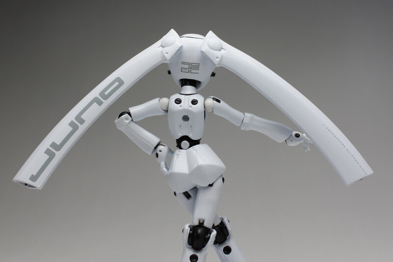 white robot figure