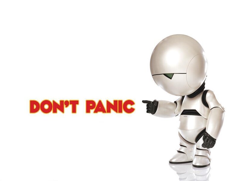 White Robot Figurine — Calm