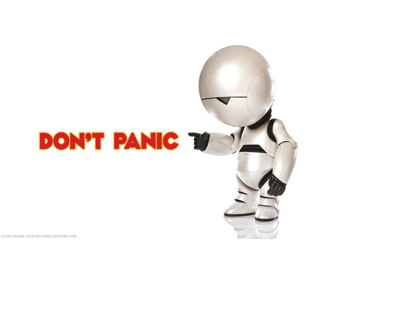 White Robot Figurine