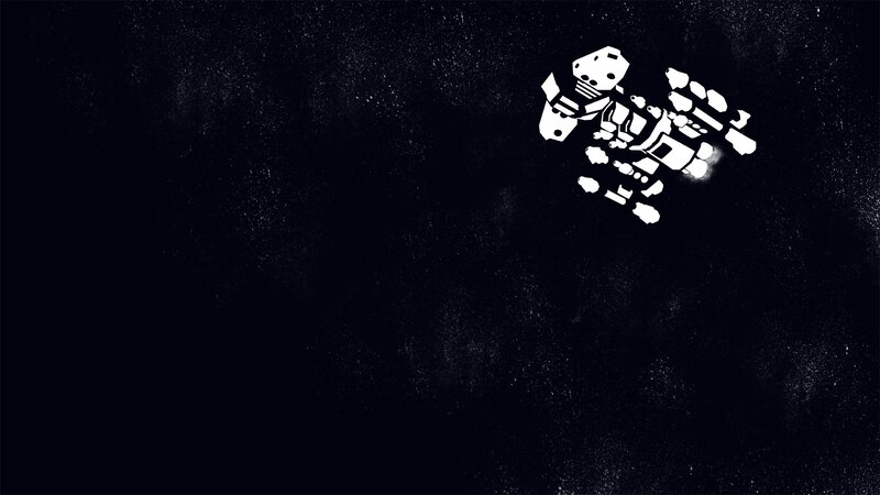 white robot in space