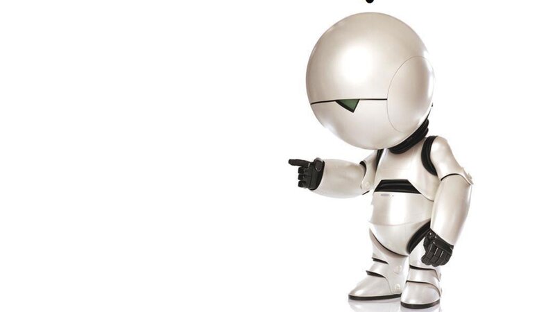 White Robot Toy — Neutral