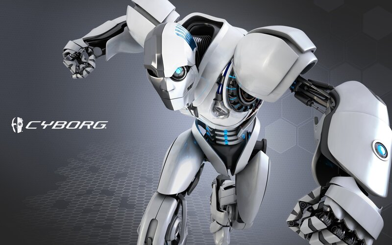 White Robotic Figure