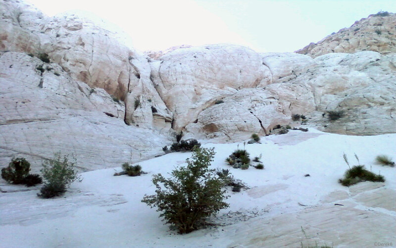 white rock canyon landscape
