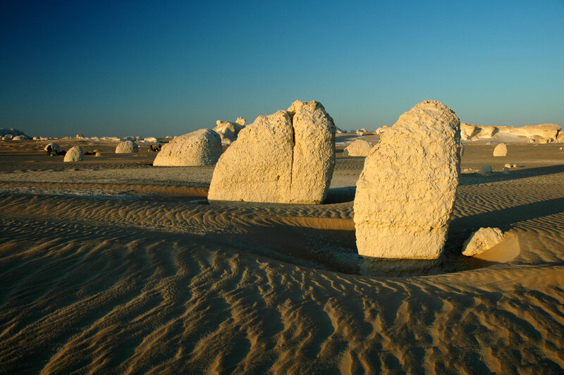 White Rock Formations — Blue