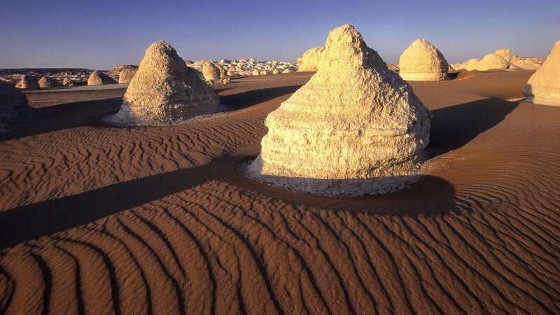 White Rock Formations — Brown