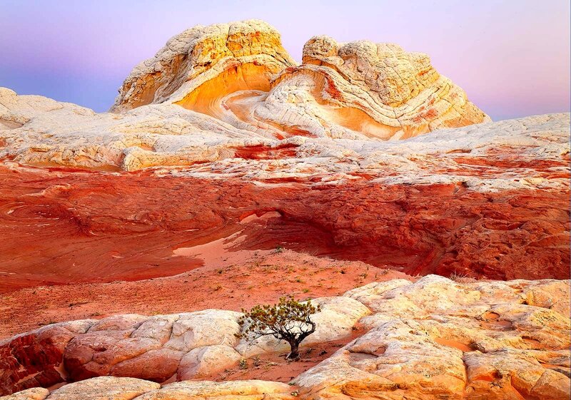 White Rock Formations — Dramatic