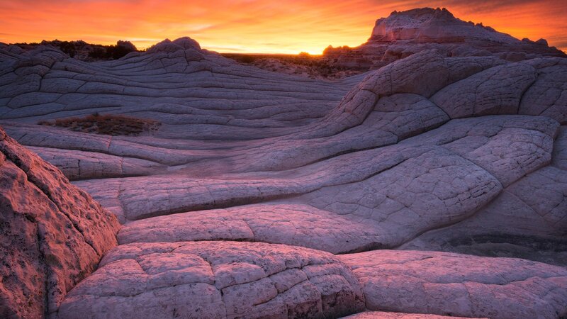 White Rock Formations — Orange