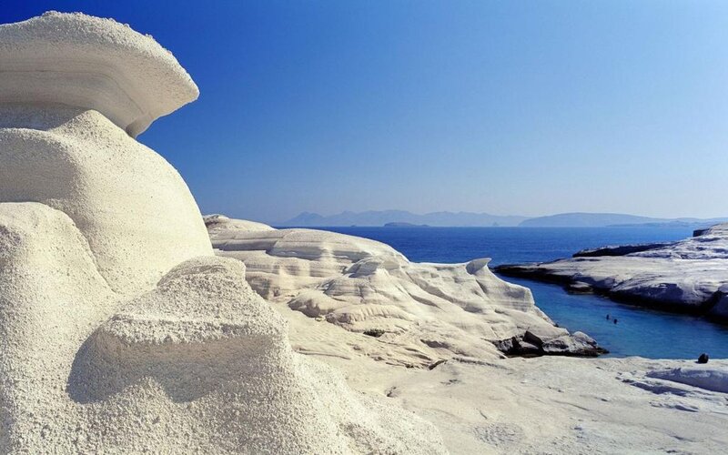 White Rock Formations — Serene