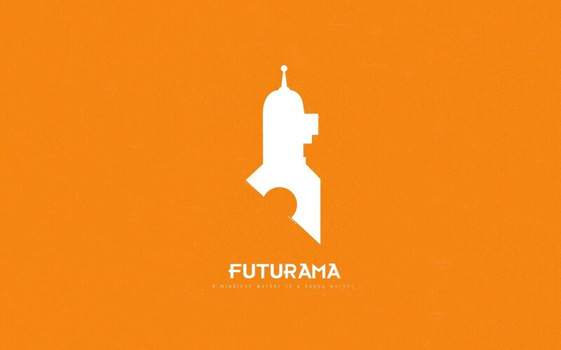 White Rocket Silhouette — Orange, Calm
