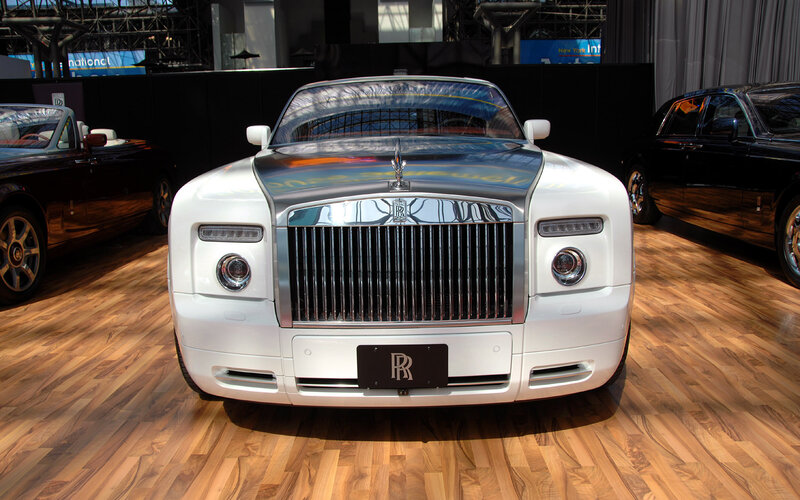 White Rolls-Royce Car — Formal