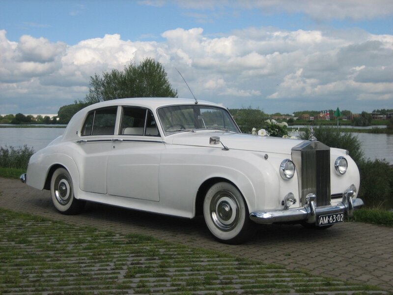White Rolls-Royce Car — Serene, Afternoon, Photograph, River