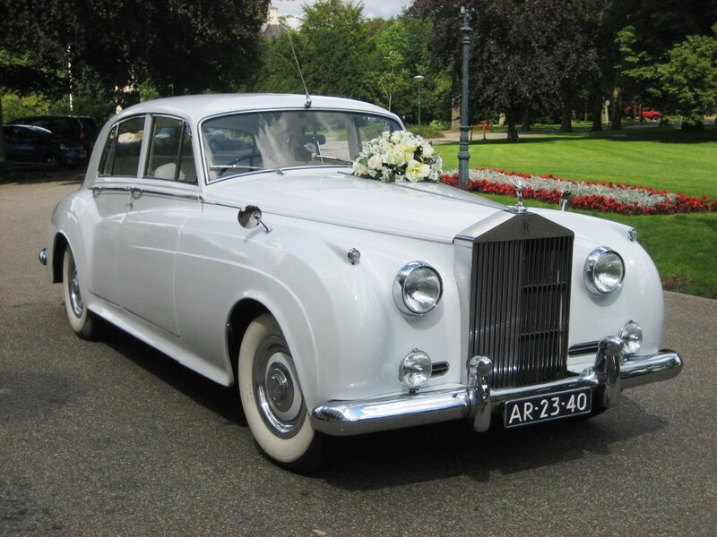 White Rolls-Royce Car — Serene, Afternoon
