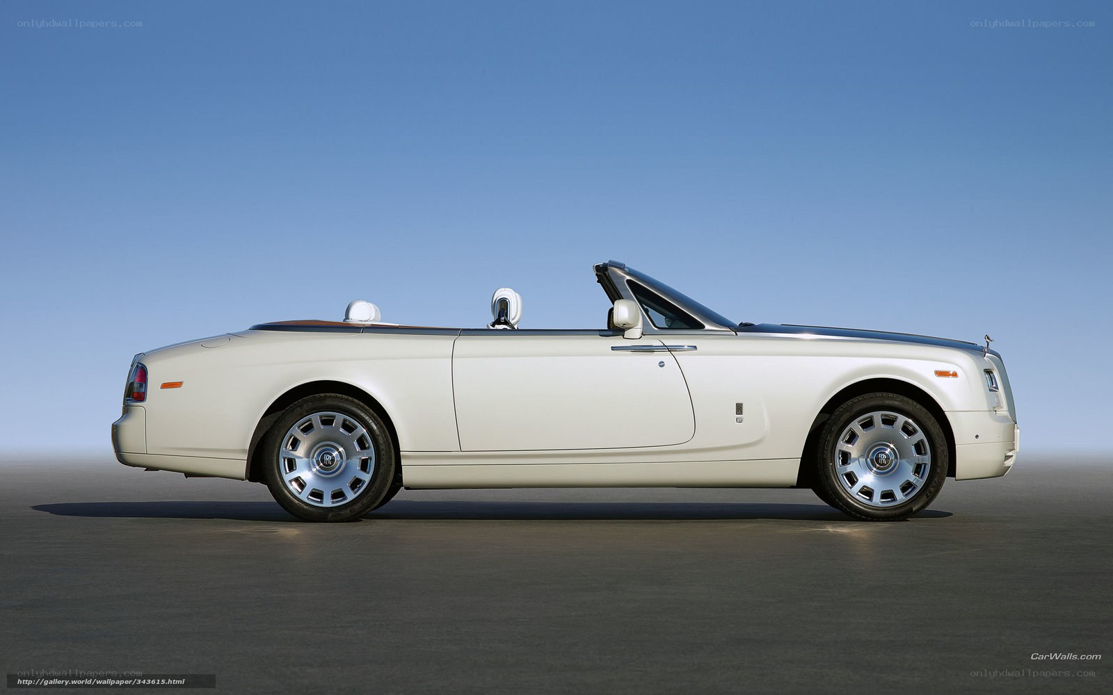 white rolls-royce convertible