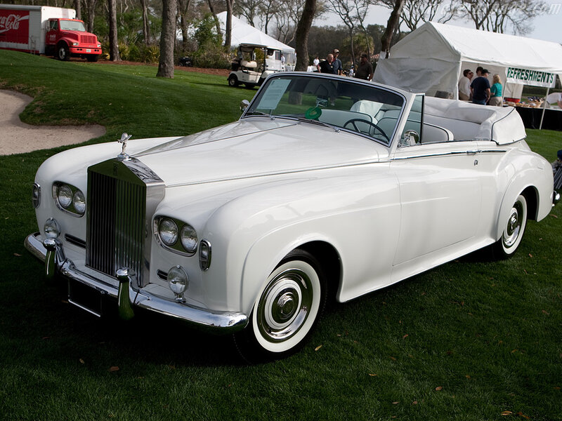 White Rolls-Royce Convertible — Calm