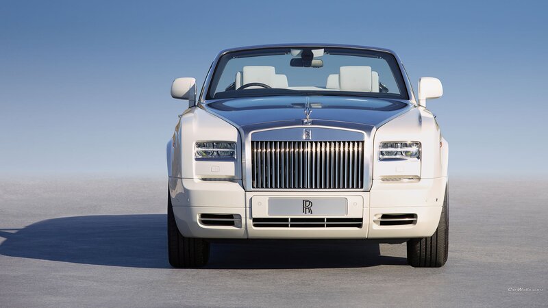 White Rolls-Royce Convertible — Serene