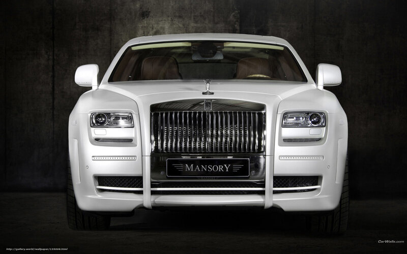 white rolls-royce mansory