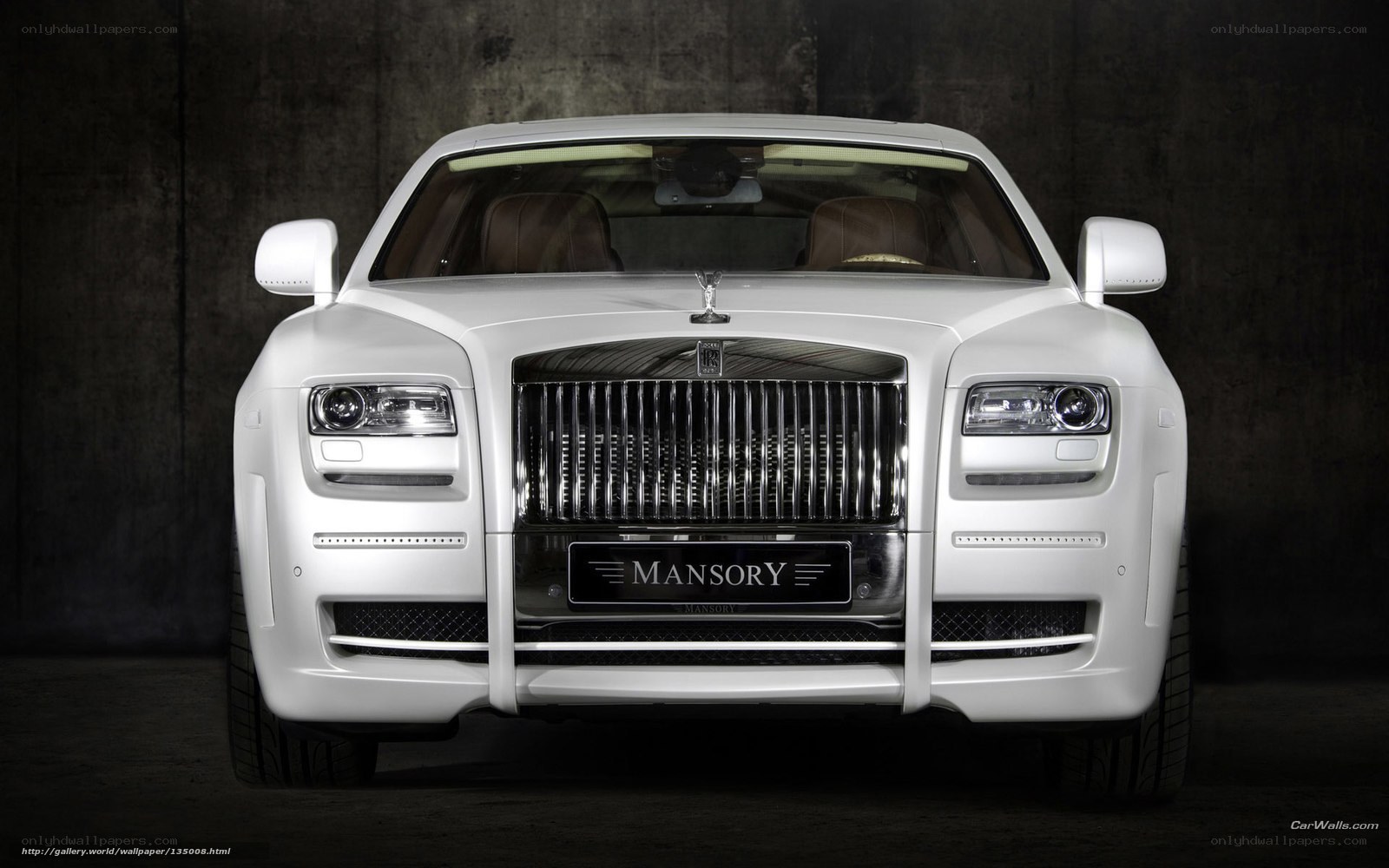 white rolls-royce mansory