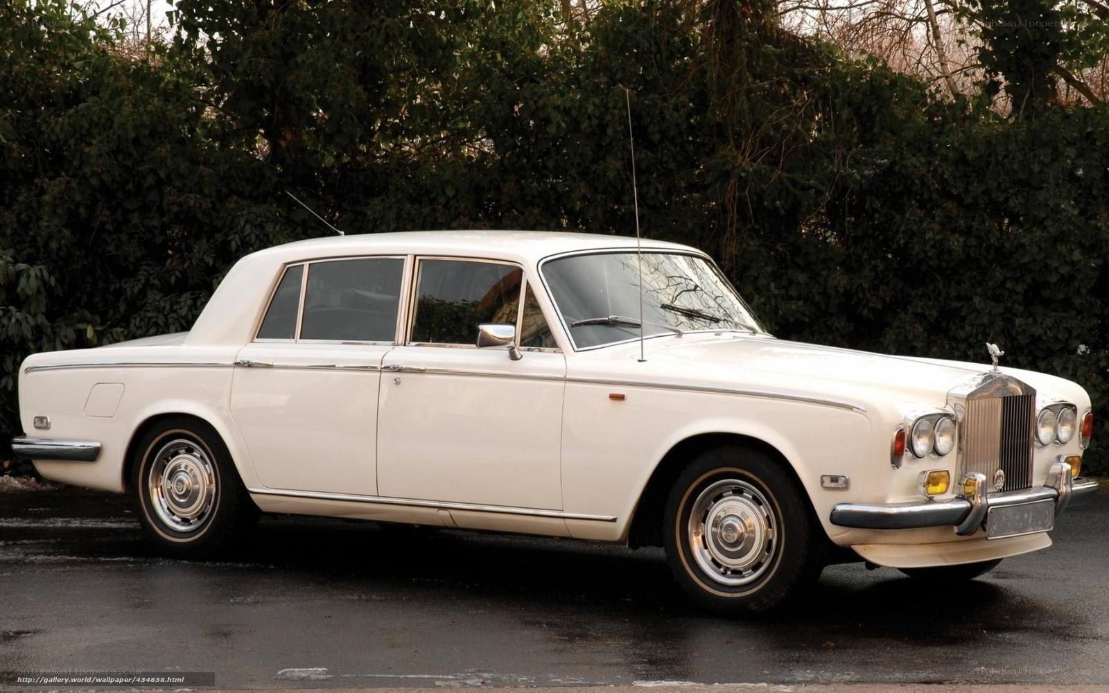 white rolls-royce sedan