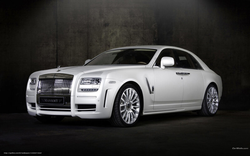 White Rolls-Royce with Mansory