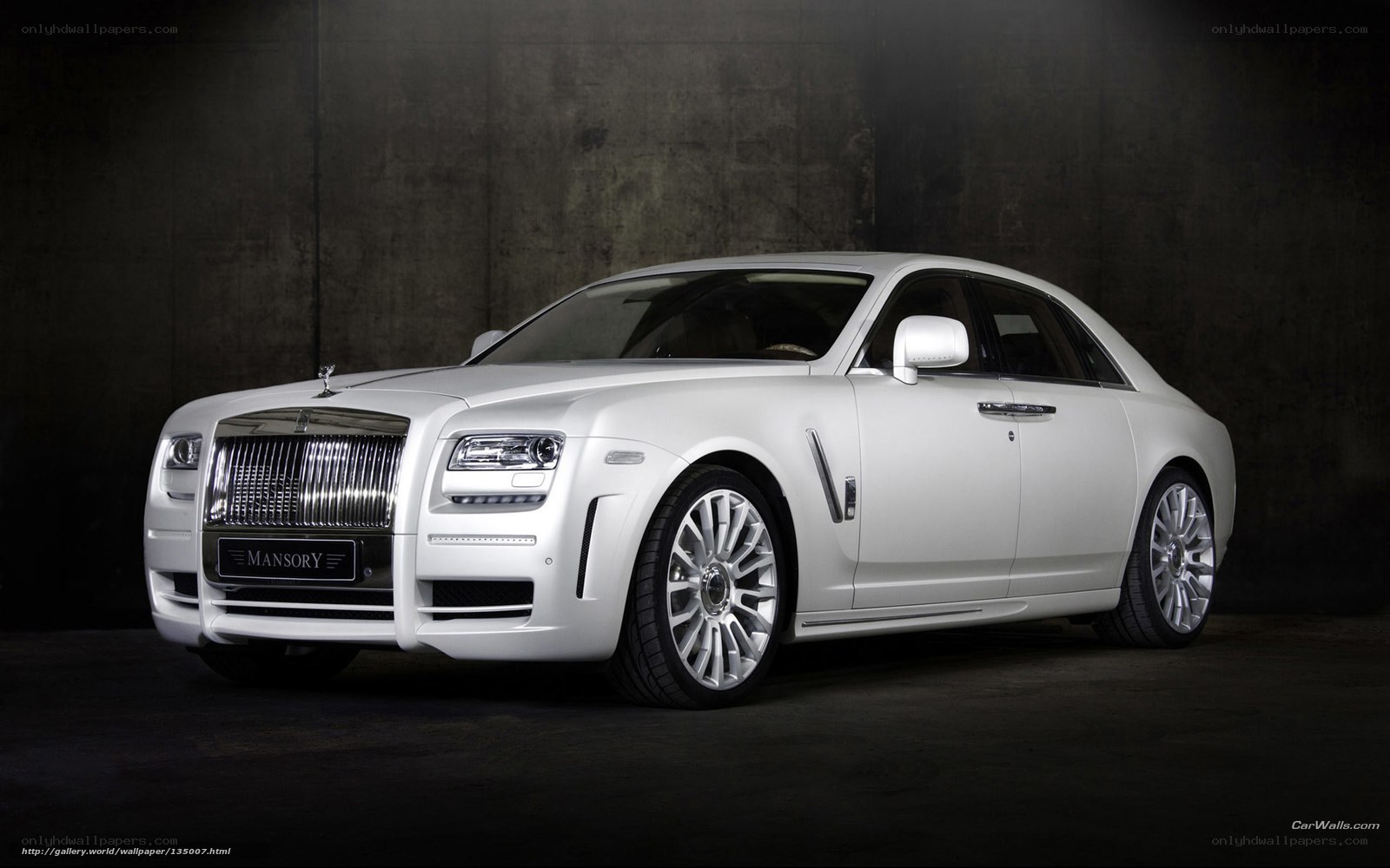 White Rolls-Royce with Mansory