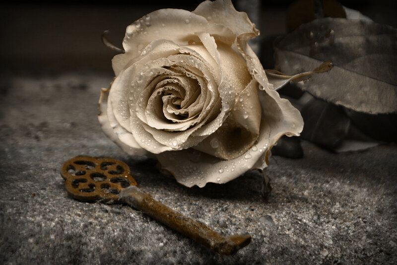 White Rose and Key