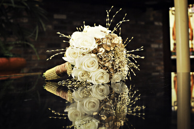 White Rose Bouquet — Elegant, Photograph, Flowers