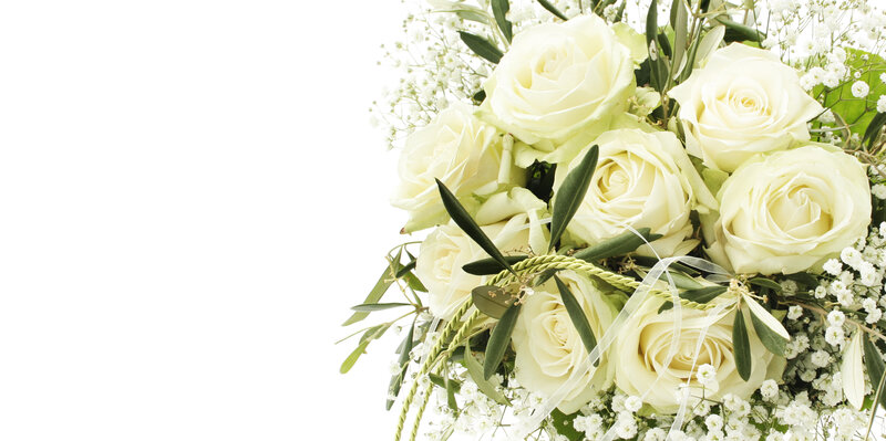 White Rose Bouquet — Serene, Photograph