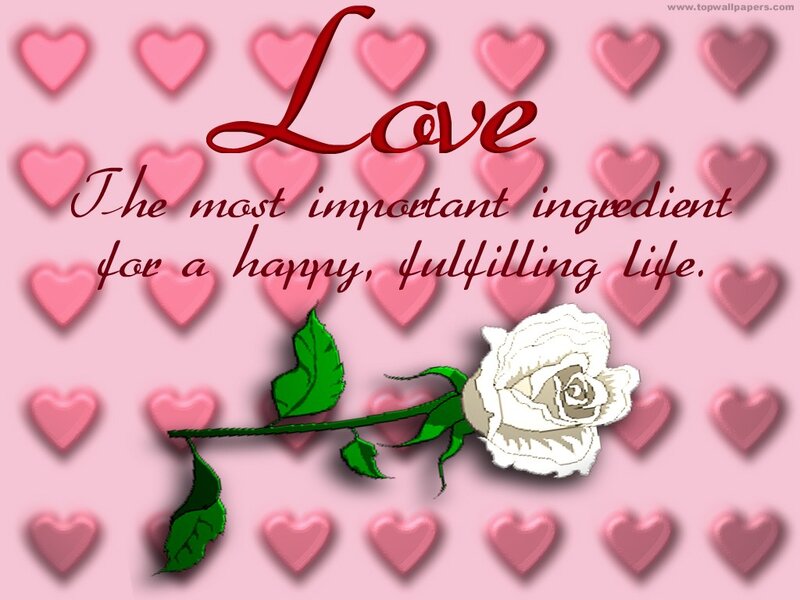 White Rose with Hearts — Pink