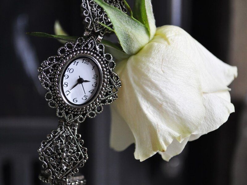 White Rose with Watch