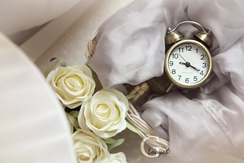 White Roses and Alarm Clock