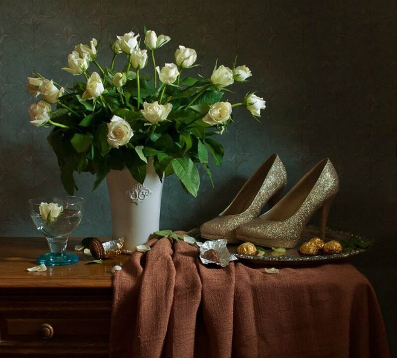 White Roses and Shoes