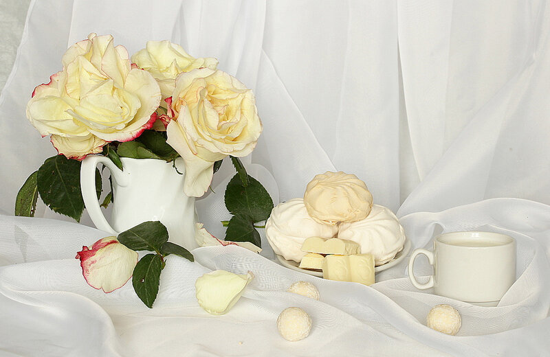 White Roses and Sweets — Serene
